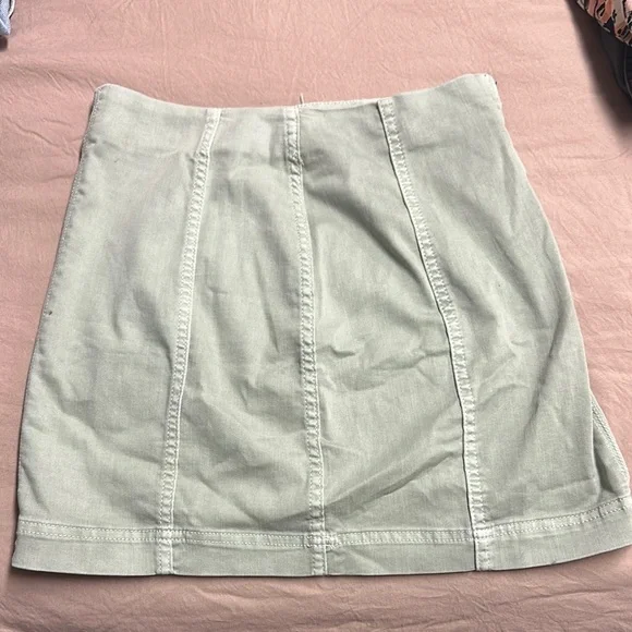 Wild Fable Green Pleated Mini Skirt - Picture 3 of 3